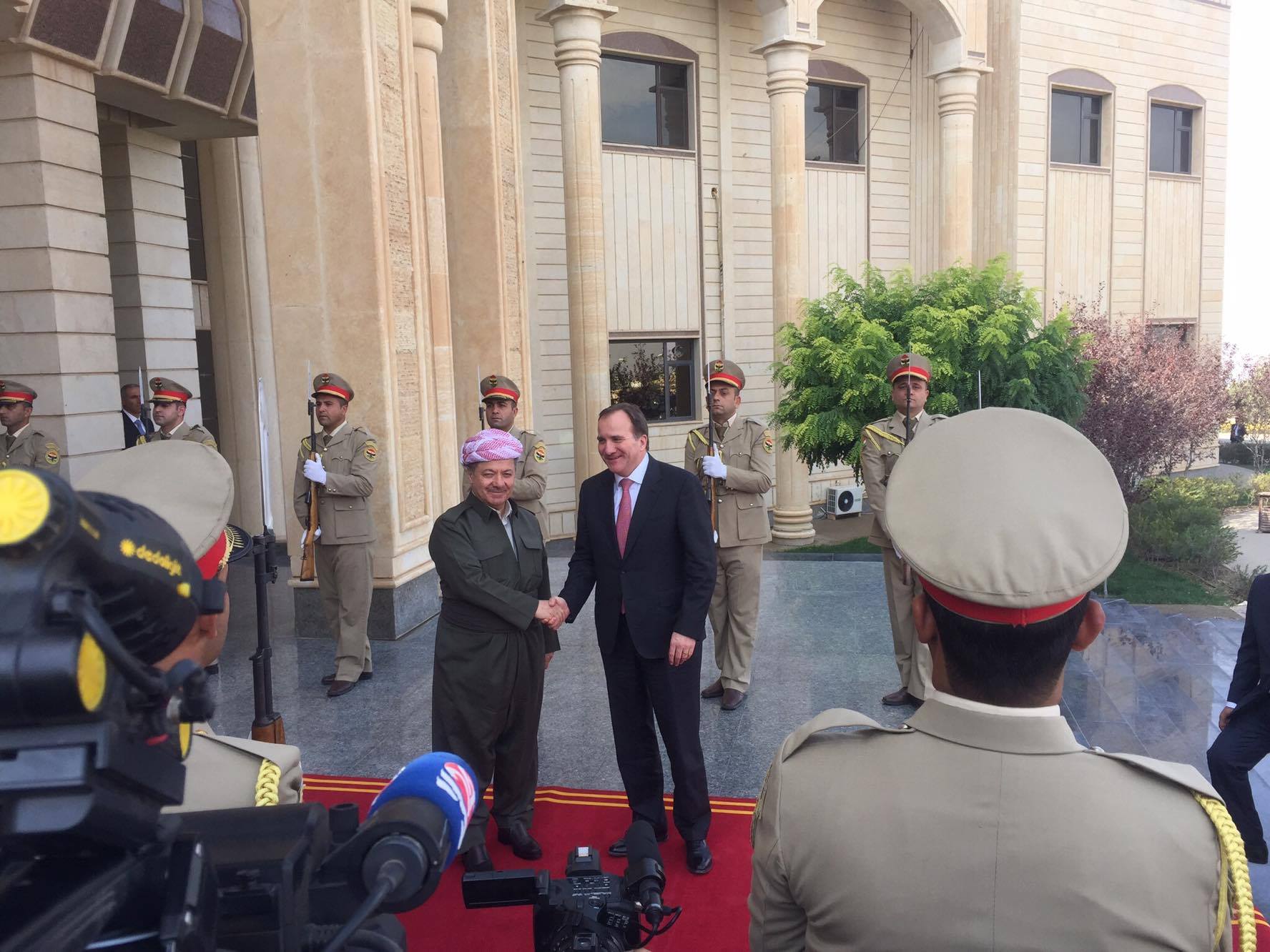 FOTO- Barzani İsveç Başbakanı ile görüştü
